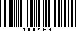 Código de barras (EAN, GTIN, SKU, ISBN): '7909092205443'