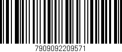 Código de barras (EAN, GTIN, SKU, ISBN): '7909092209571'
