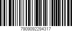 Código de barras (EAN, GTIN, SKU, ISBN): '7909092294317'