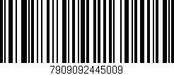 Código de barras (EAN, GTIN, SKU, ISBN): '7909092445009'