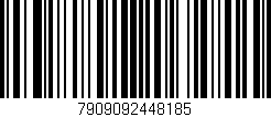 Código de barras (EAN, GTIN, SKU, ISBN): '7909092448185'