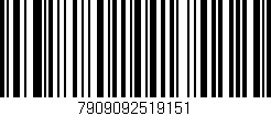 Código de barras (EAN, GTIN, SKU, ISBN): '7909092519151'