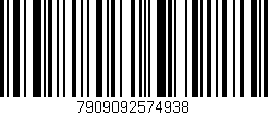 Código de barras (EAN, GTIN, SKU, ISBN): '7909092574938'