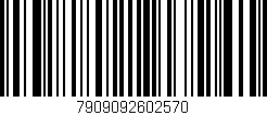 Código de barras (EAN, GTIN, SKU, ISBN): '7909092602570'