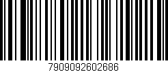 Código de barras (EAN, GTIN, SKU, ISBN): '7909092602686'