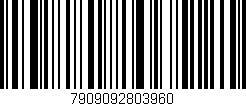 Código de barras (EAN, GTIN, SKU, ISBN): '7909092803960'