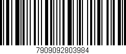 Código de barras (EAN, GTIN, SKU, ISBN): '7909092803984'