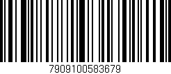 Código de barras (EAN, GTIN, SKU, ISBN): '7909100583679'