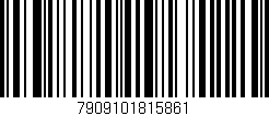 Código de barras (EAN, GTIN, SKU, ISBN): '7909101815861'