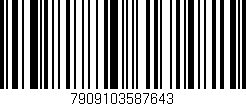 Código de barras (EAN, GTIN, SKU, ISBN): '7909103587643'