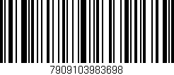 Código de barras (EAN, GTIN, SKU, ISBN): '7909103983698'