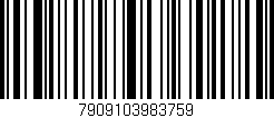 Código de barras (EAN, GTIN, SKU, ISBN): '7909103983759'