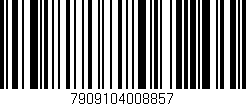 Código de barras (EAN, GTIN, SKU, ISBN): '7909104008857'
