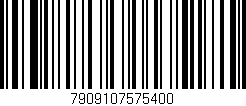 Código de barras (EAN, GTIN, SKU, ISBN): '7909107575400'