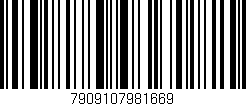 Código de barras (EAN, GTIN, SKU, ISBN): '7909107981669'