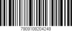 Código de barras (EAN, GTIN, SKU, ISBN): '7909108204248'
