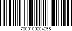 Código de barras (EAN, GTIN, SKU, ISBN): '7909108204255'
