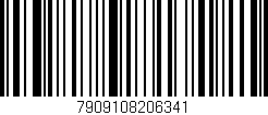 Código de barras (EAN, GTIN, SKU, ISBN): '7909108206341'