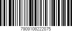 Código de barras (EAN, GTIN, SKU, ISBN): '7909108222075'