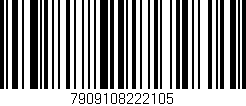 Código de barras (EAN, GTIN, SKU, ISBN): '7909108222105'