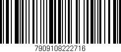 Código de barras (EAN, GTIN, SKU, ISBN): '7909108222716'