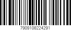 Código de barras (EAN, GTIN, SKU, ISBN): '7909108224291'