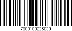 Código de barras (EAN, GTIN, SKU, ISBN): '7909108225038'