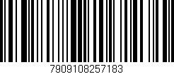 Código de barras (EAN, GTIN, SKU, ISBN): '7909108257183'