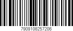 Código de barras (EAN, GTIN, SKU, ISBN): '7909108257206'