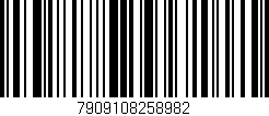 Código de barras (EAN, GTIN, SKU, ISBN): '7909108258982'