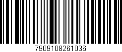 Código de barras (EAN, GTIN, SKU, ISBN): '7909108261036'