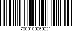 Código de barras (EAN, GTIN, SKU, ISBN): '7909108263221'