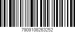Código de barras (EAN, GTIN, SKU, ISBN): '7909108263252'