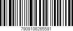 Código de barras (EAN, GTIN, SKU, ISBN): '7909108265591'