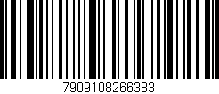 Código de barras (EAN, GTIN, SKU, ISBN): '7909108266383'