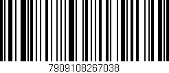 Código de barras (EAN, GTIN, SKU, ISBN): '7909108267038'