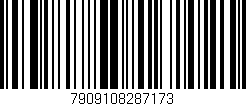 Código de barras (EAN, GTIN, SKU, ISBN): '7909108287173'