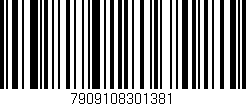 Código de barras (EAN, GTIN, SKU, ISBN): '7909108301381'