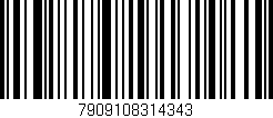 Código de barras (EAN, GTIN, SKU, ISBN): '7909108314343'