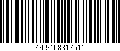 Código de barras (EAN, GTIN, SKU, ISBN): '7909108317511'