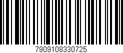 Código de barras (EAN, GTIN, SKU, ISBN): '7909108330725'