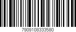 Código de barras (EAN, GTIN, SKU, ISBN): '7909108333580'