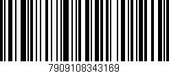 Código de barras (EAN, GTIN, SKU, ISBN): '7909108343169'