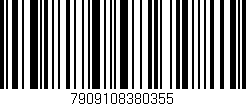 Código de barras (EAN, GTIN, SKU, ISBN): '7909108380355'
