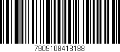Código de barras (EAN, GTIN, SKU, ISBN): '7909108418188'