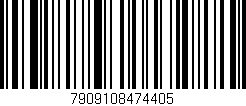 Código de barras (EAN, GTIN, SKU, ISBN): '7909108474405'