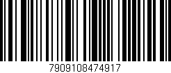 Código de barras (EAN, GTIN, SKU, ISBN): '7909108474917'