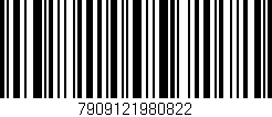 Código de barras (EAN, GTIN, SKU, ISBN): '7909121980822'