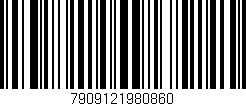 Código de barras (EAN, GTIN, SKU, ISBN): '7909121980860'