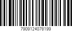 Código de barras (EAN, GTIN, SKU, ISBN): '7909124078199'